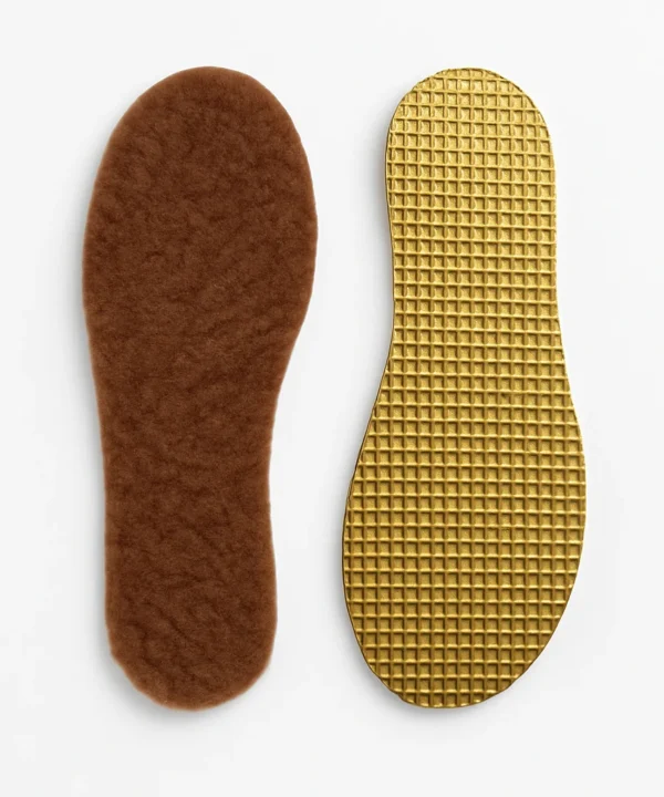 Žieminiai vilnos vidpadžiai su termo folija avalynei.