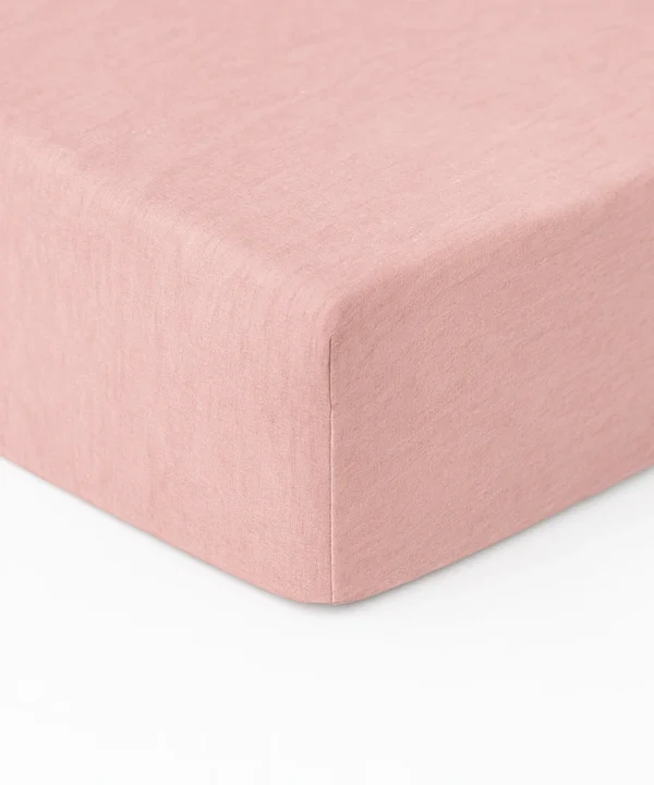 Rožinė medvilninė paklodė su guma - 90x200, 140x200, 160x200, 180x200, 200x220 Rožinė 100% medvilnės paklodė su guma, įvairių dydžių