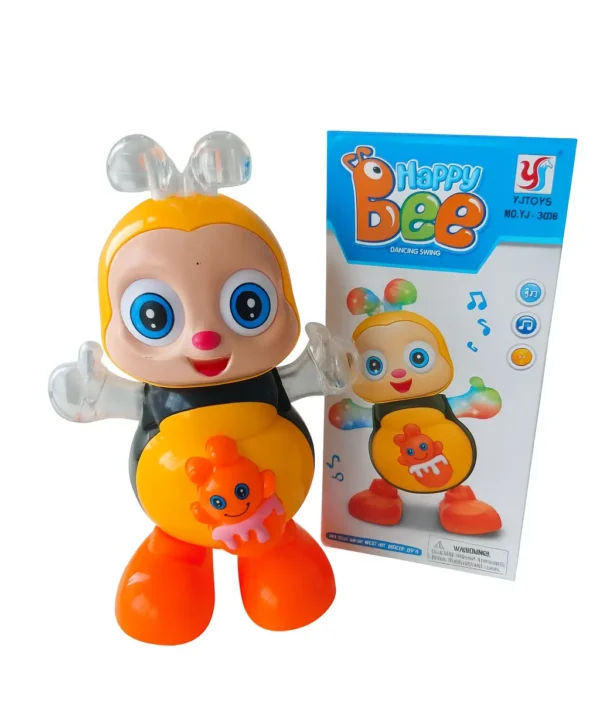 Interaktyvus muzikinis žaislas – šokanti bitė, lavinantis kūdikių ir vaikų klausą bei dėmesį
