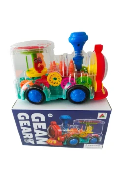 Muzikinis žaislinis traukinukas su šviesomis ir krumpliaračiais – Gear Train