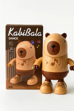 Šokanti kapibara žaislas vaikams -interaktyvus muzikinis su šviesomis