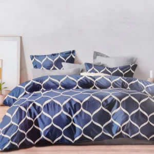 Patalynės komplektas 200x220 medvilnės melsvos spalvos