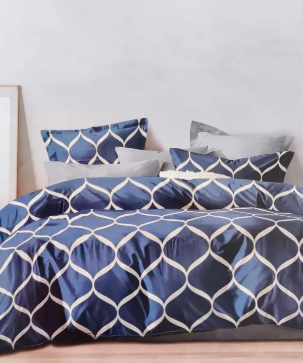 Patalynės komplektas 200x220 medvilnės melsvos spalvos