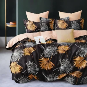 Patalynės komplektas 200x220 medvilnės tamsiai pilkos spalvos